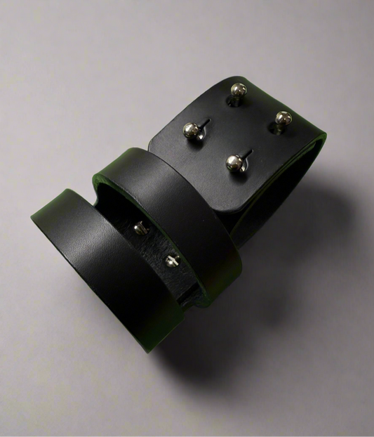 Morningstar | Leather Cutout Cuff | Pair