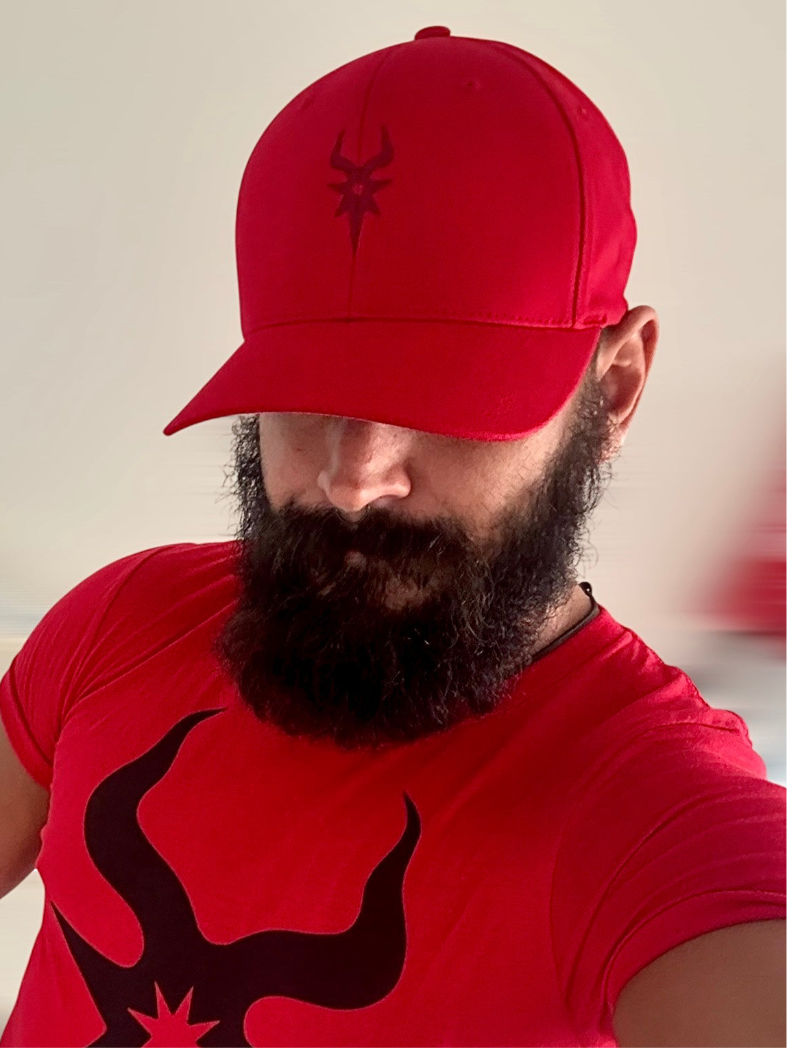 Morningstar | Structured Twill Cap | Red Logo