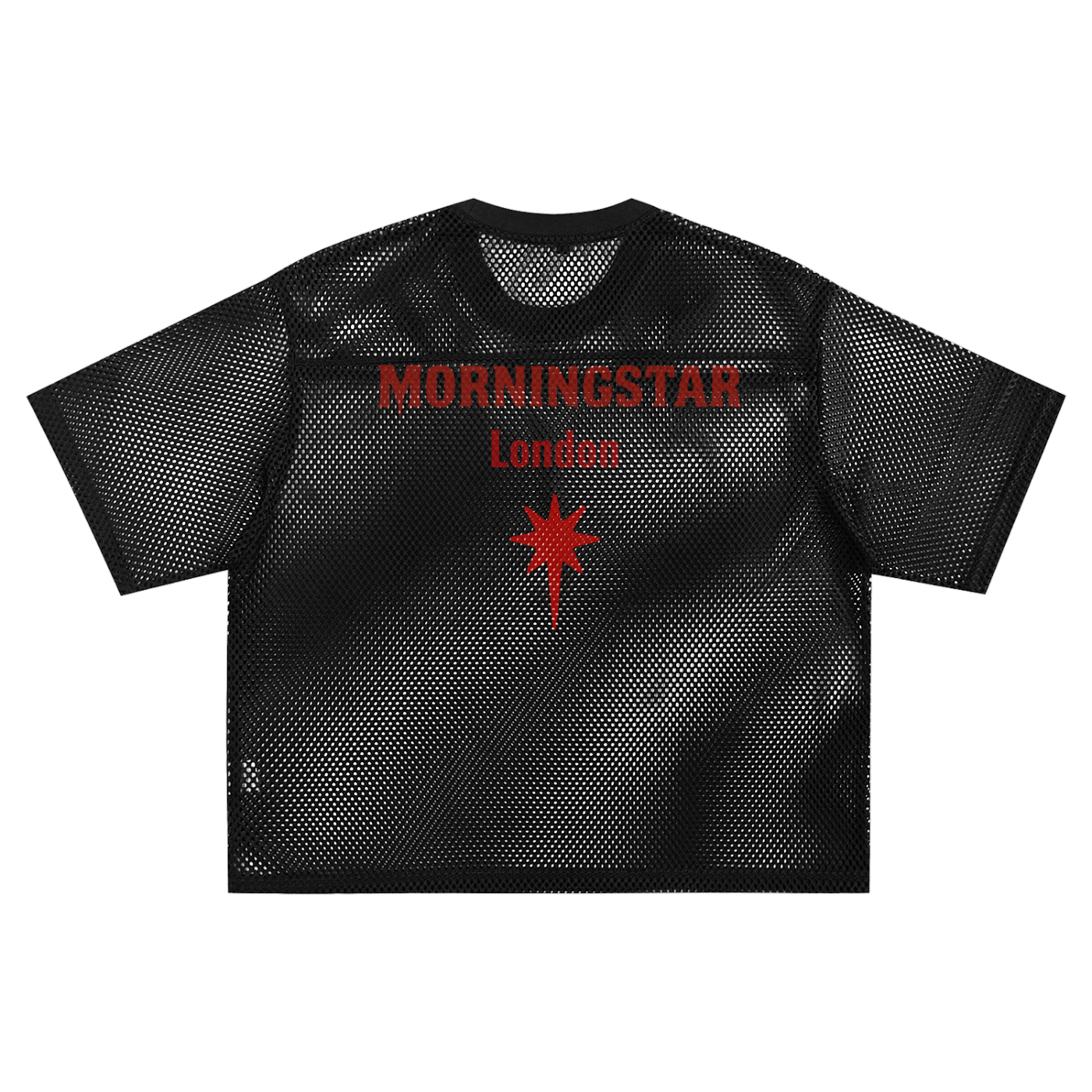 Mesh,See-through ,Morningstar ,T-shirt ,Boxy,Jersey,Football top