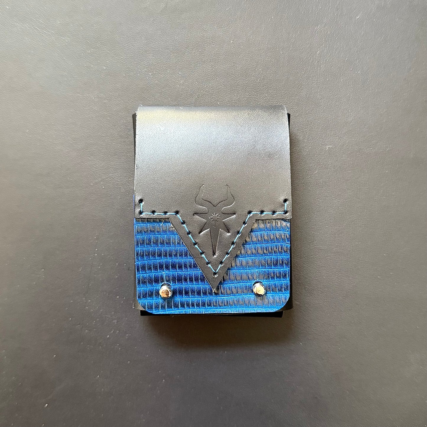 Morningstar | Leather wallet | Dual Textured Leather stitched details