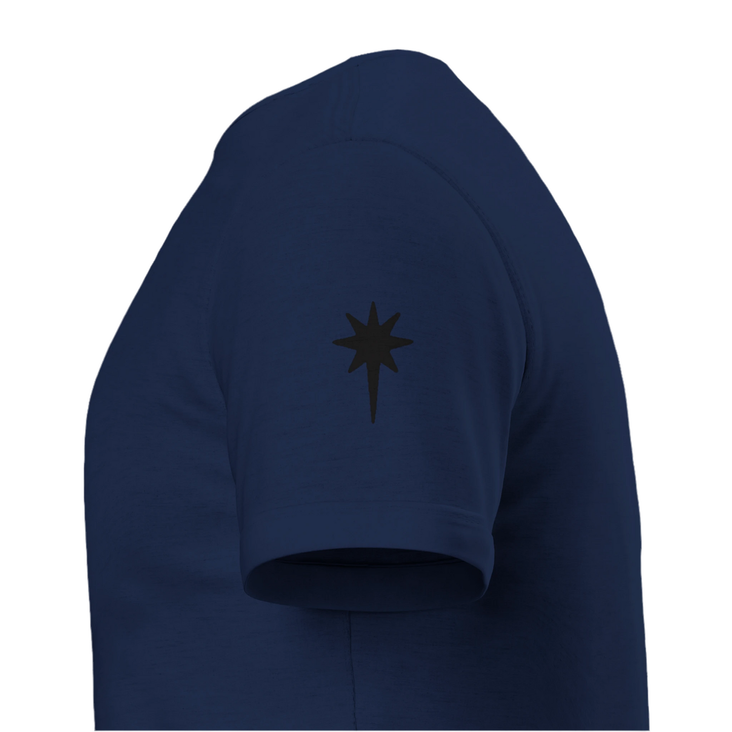 Morningstar | Heavyweight Unisex Crewneck T-shirt | Black Back Logo