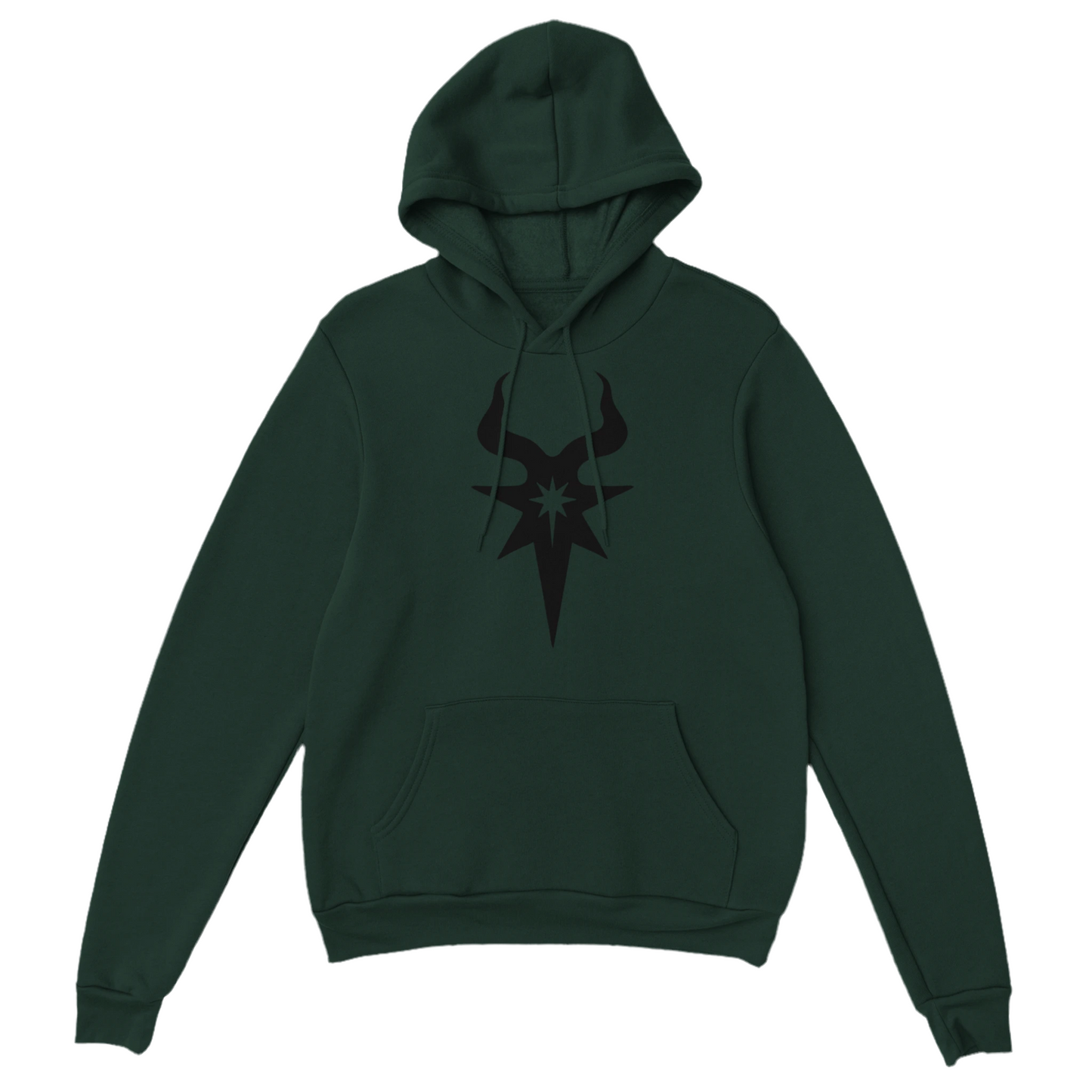 Morningstar | Classic Unisex Pullover Hoodie |Black front logo