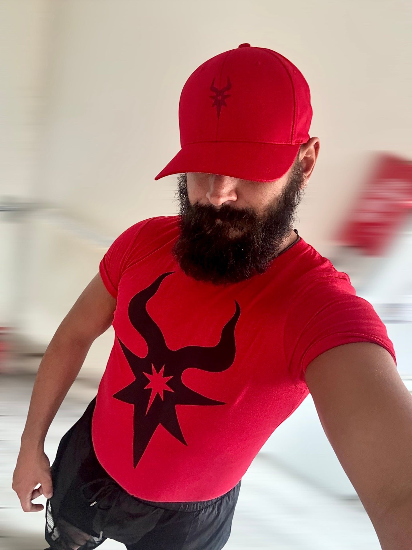 Morningstar | Structured Twill Cap | Red Logo