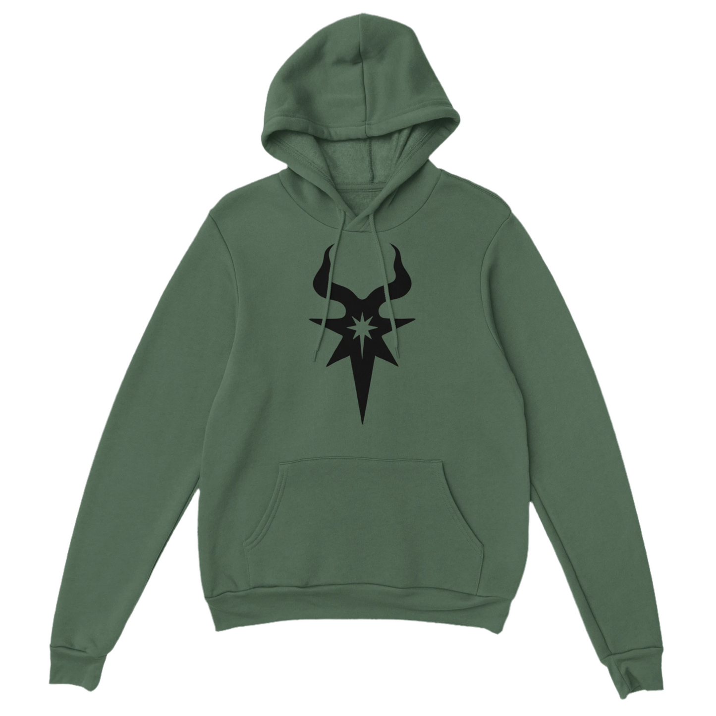 Morningstar | Classic Unisex Pullover Hoodie |Black front logo