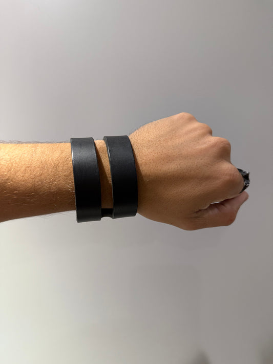 Morningstar | Leather Cutout Cuff | Pair